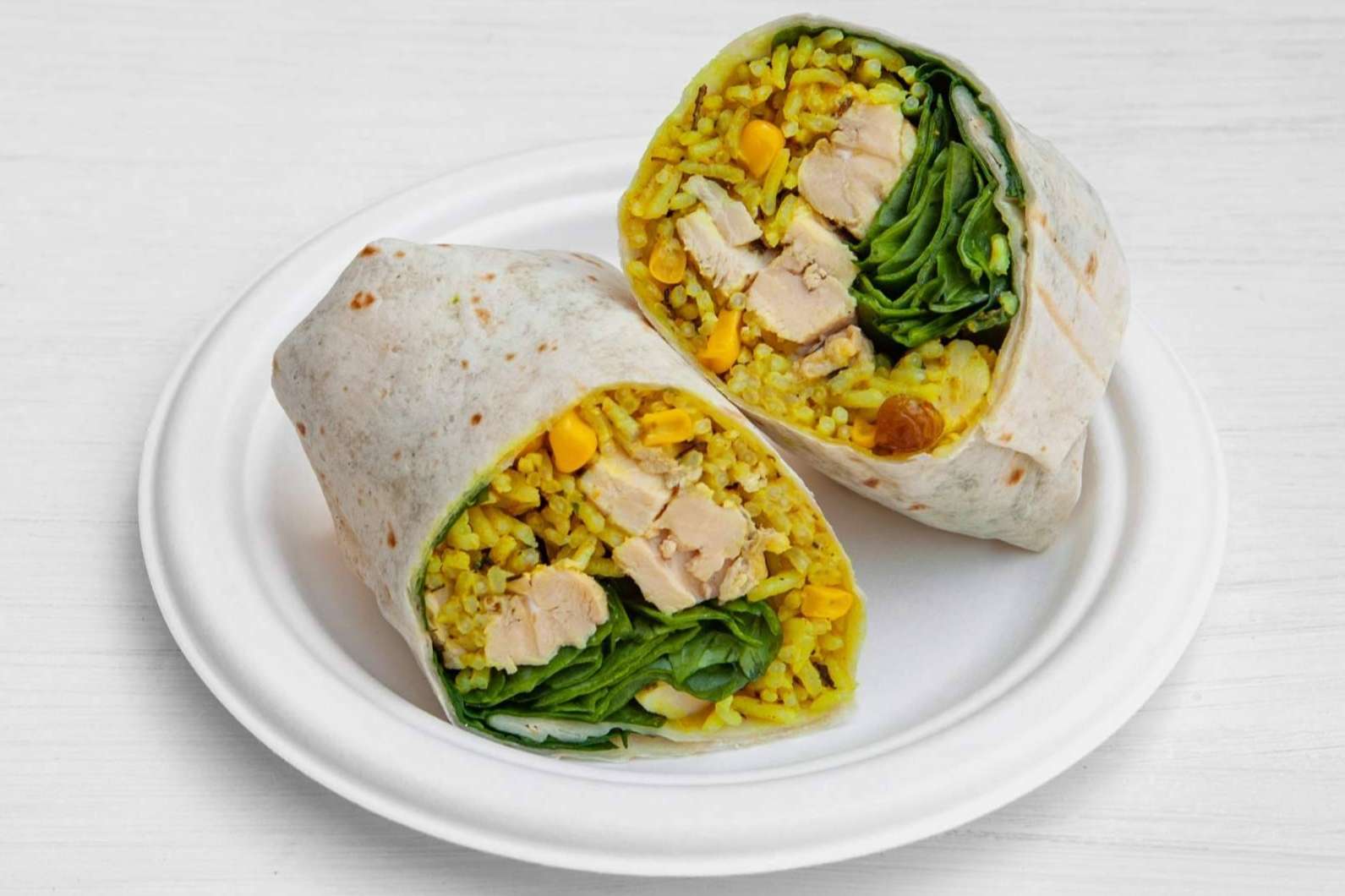 Una gran variedad de wraps caseros está disponible en Sanaladas