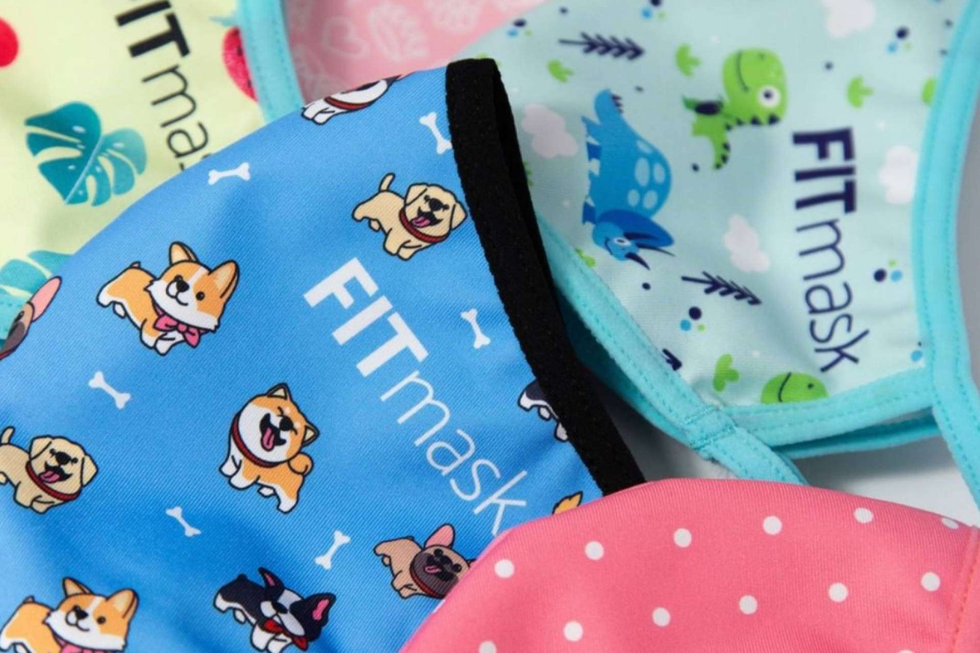 Lo último en modelos FITmask, las mascarillas para niños reutilizables
