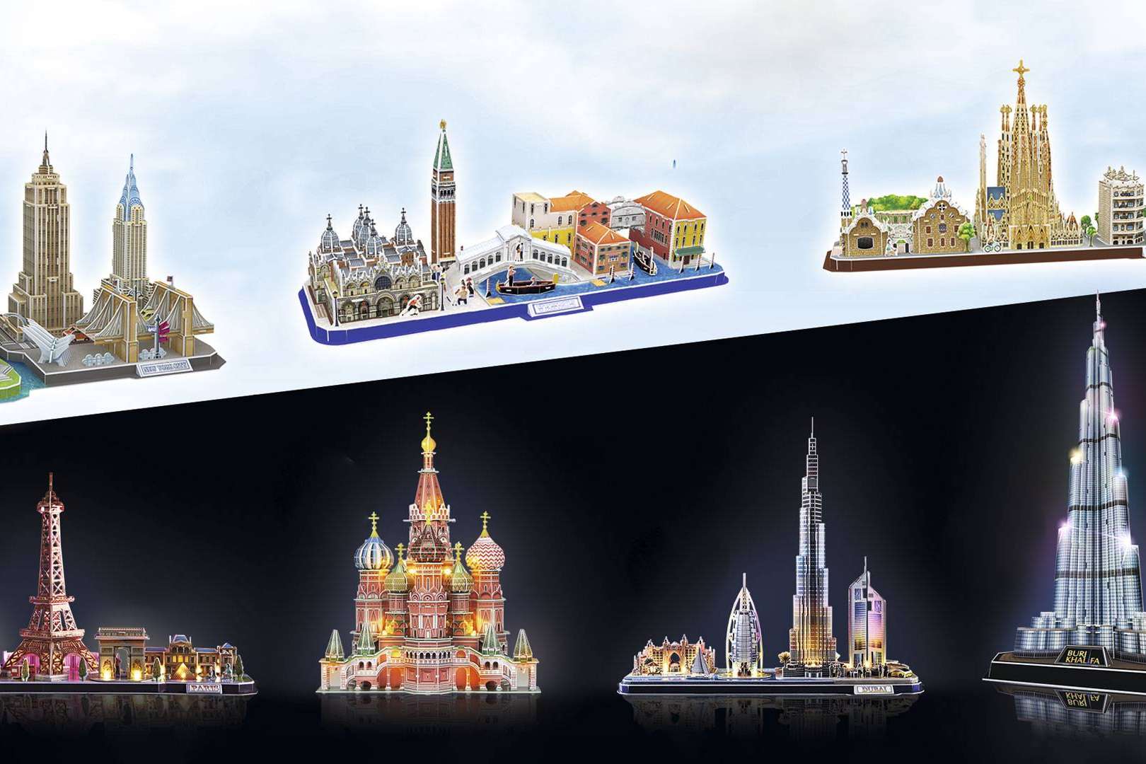 Worldbrands dispone de puzzles 3D y maquetas 3D para toda la familia