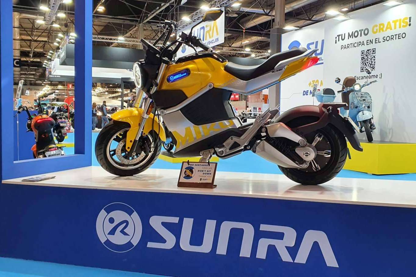 Una de las marcas líderes en movilidad eléctrica y arrasa en la celebración de Vive la Moto, SUNRA