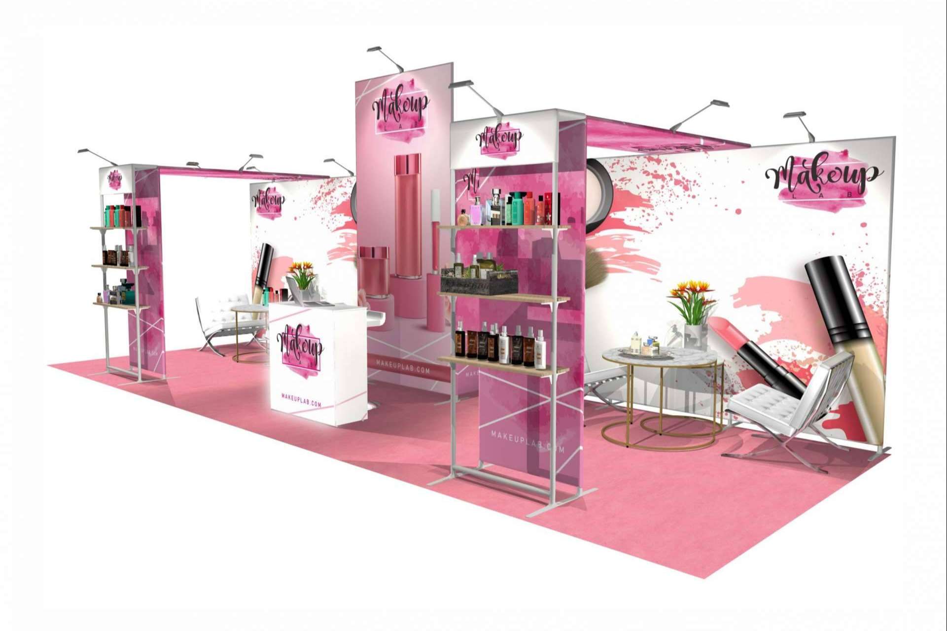 El stand de la firma Olika Stands que se adapta a las necesidades de cada evento y compañía