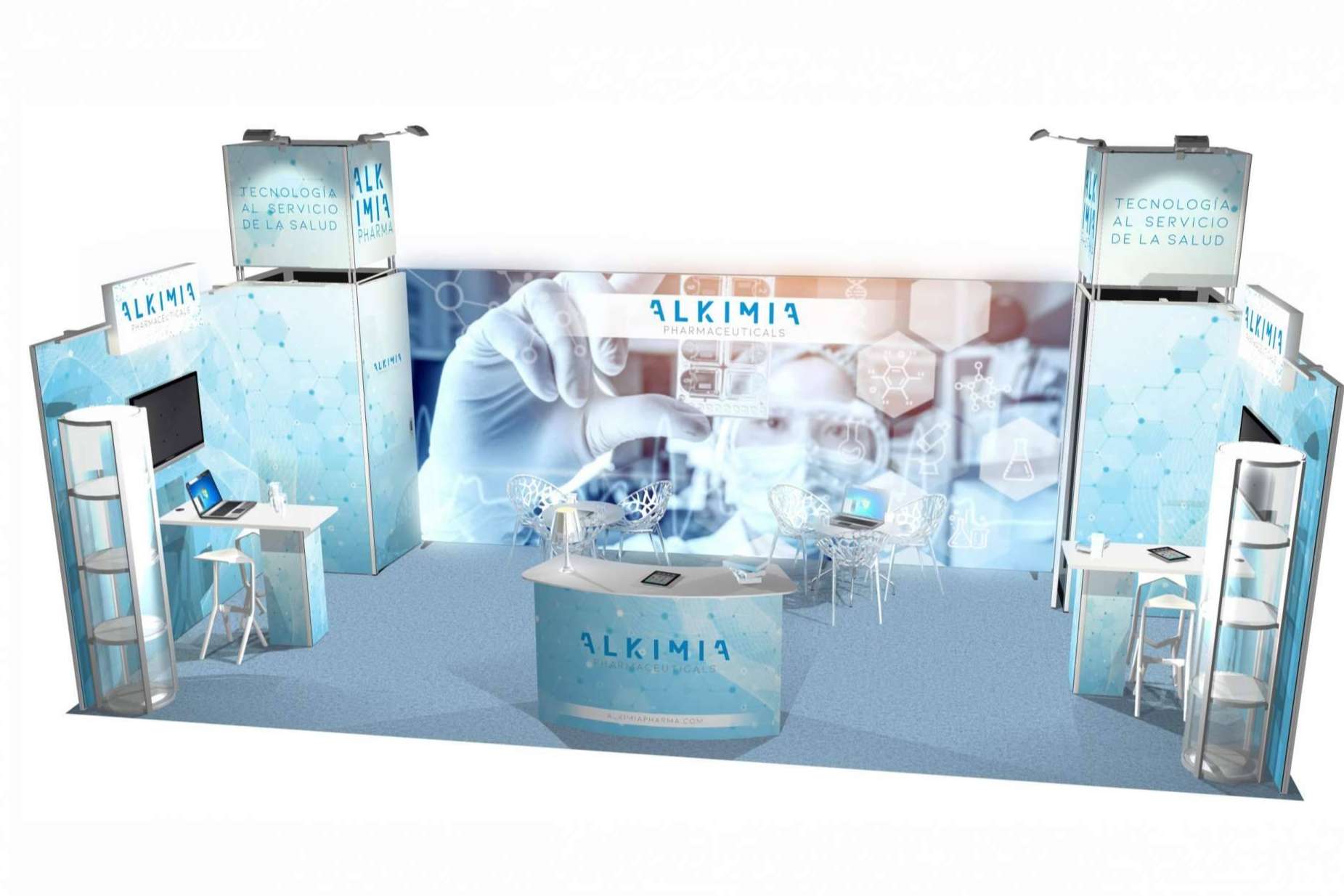 Acudir a ferias y eventos con stands sostenibles