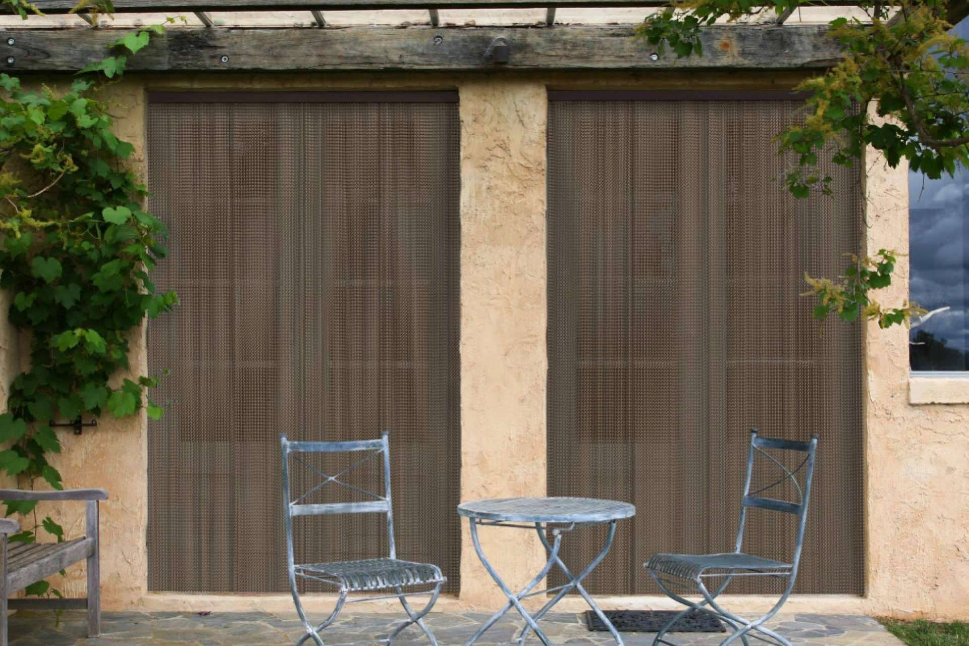 Las cortinas antimoscas para puertas de exterior