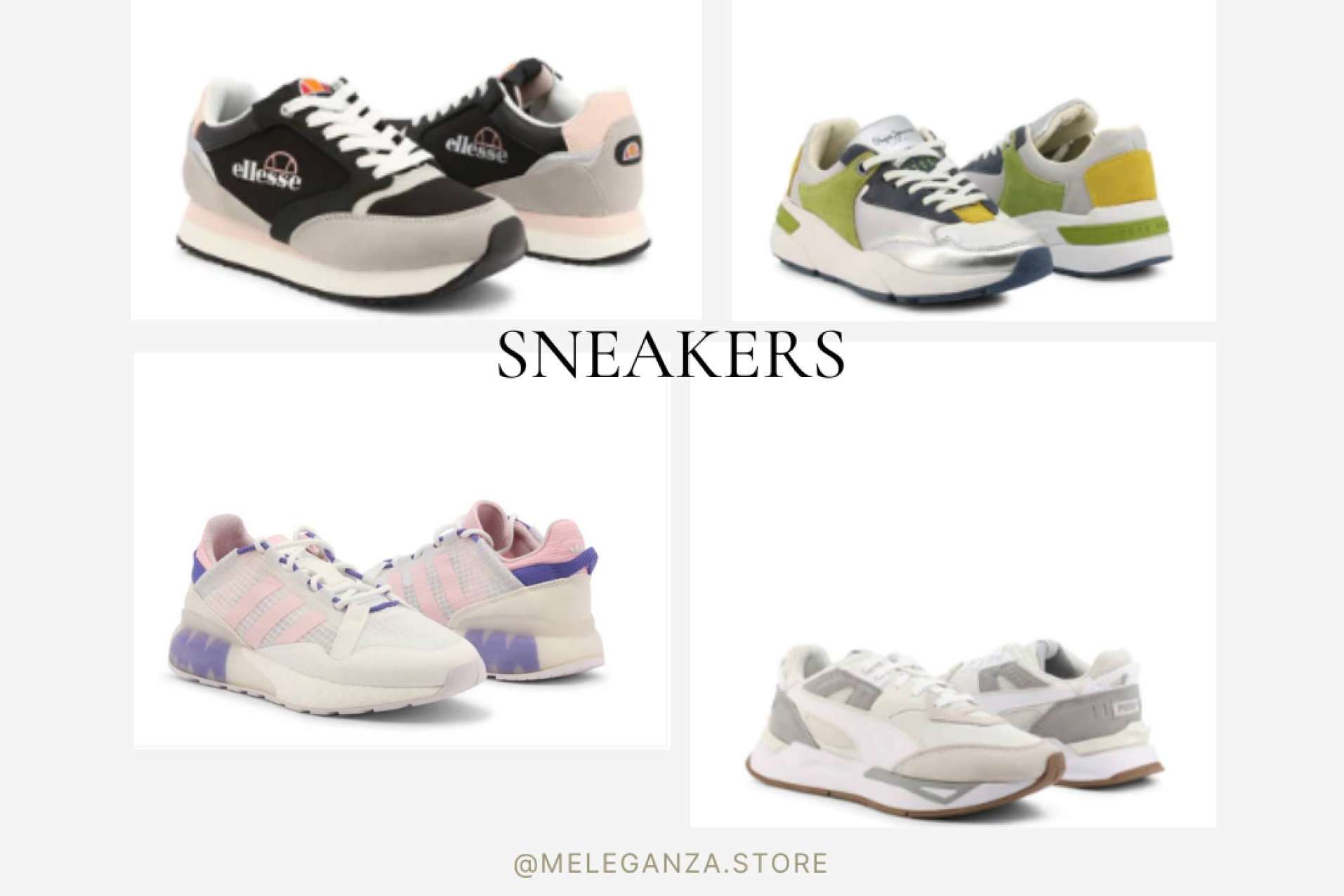Sneakers para seguir las tendencias de la temporada, de la mano de Meleganza