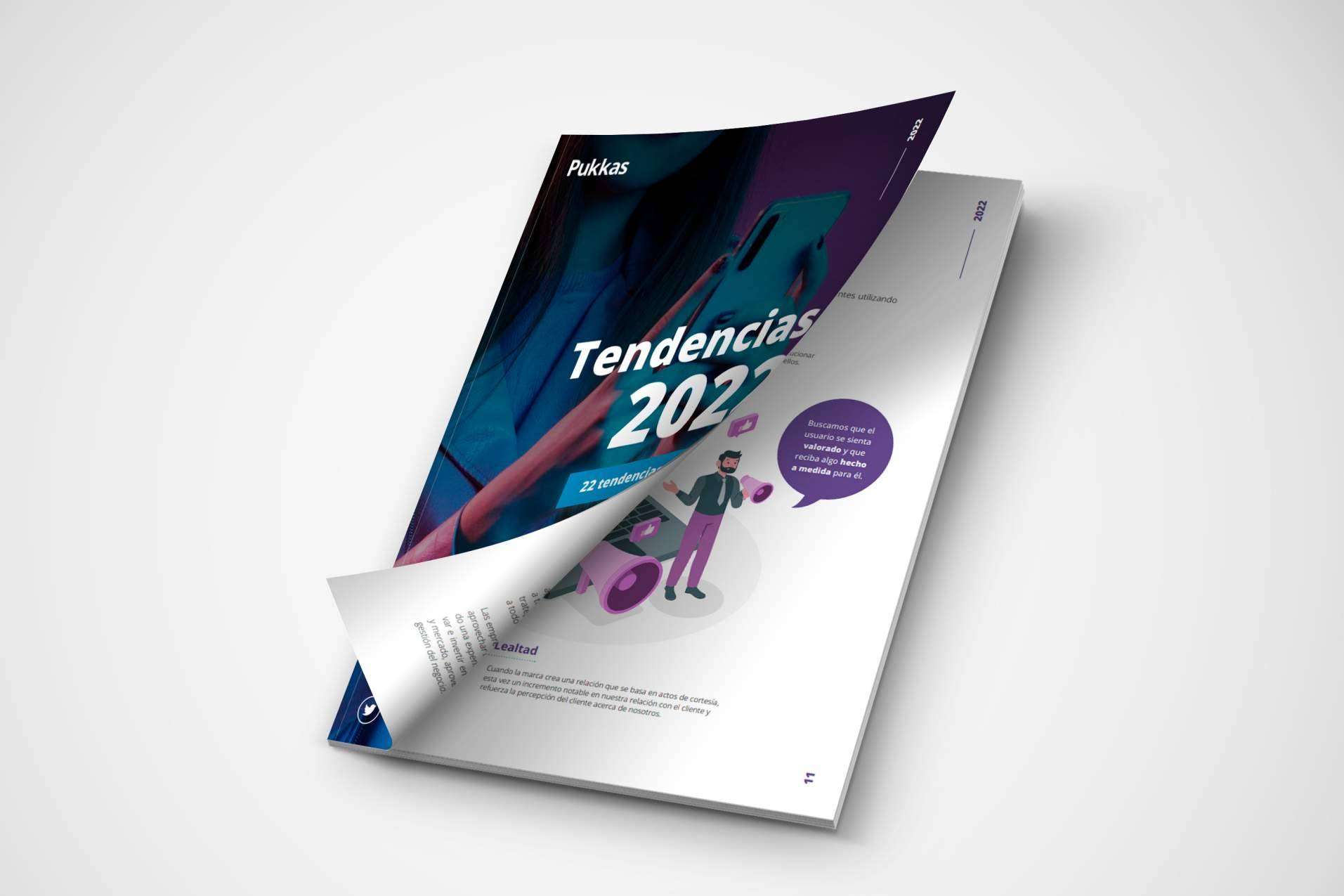 Tendencias digitales del 2022 en un ebook de Pukkas