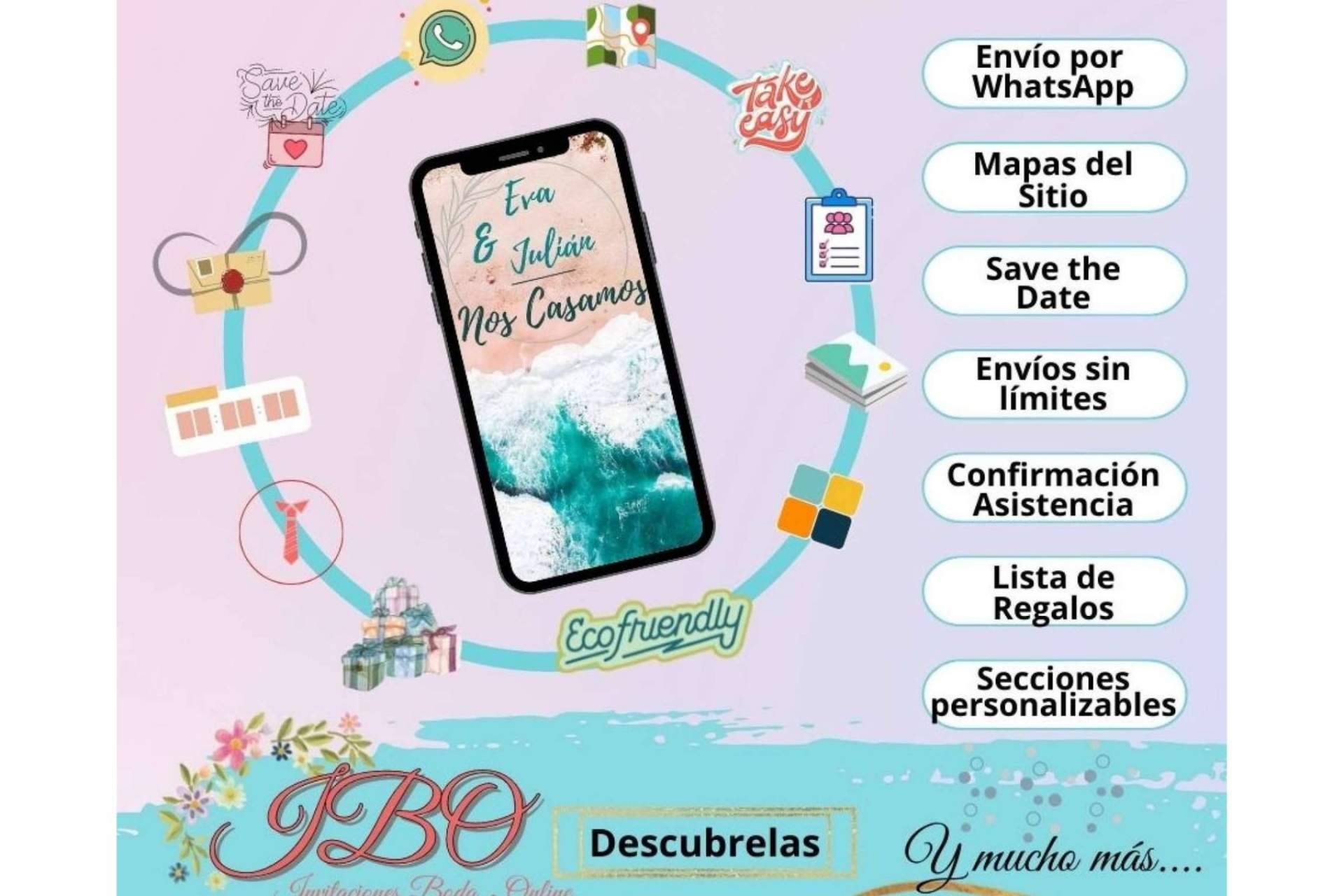 Ventajas de utilizar invitaciones de boda digitales frente a las de papel