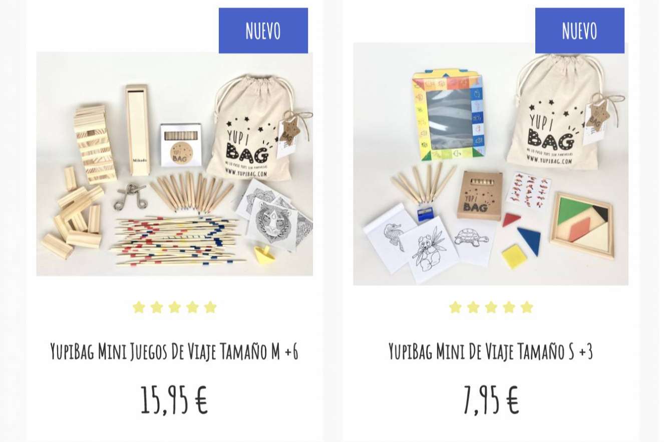 Los juguetes educativos para todas las edades de YupiBag