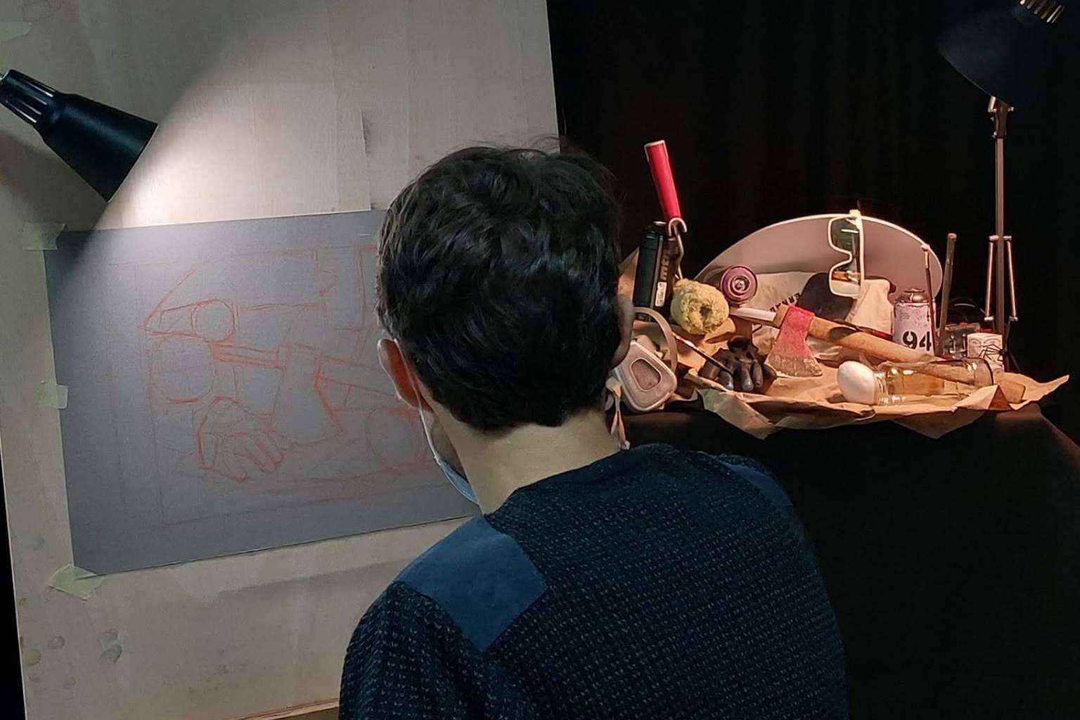 Estudio Ilógico sigue el método del arte académico en su curso de dibujo