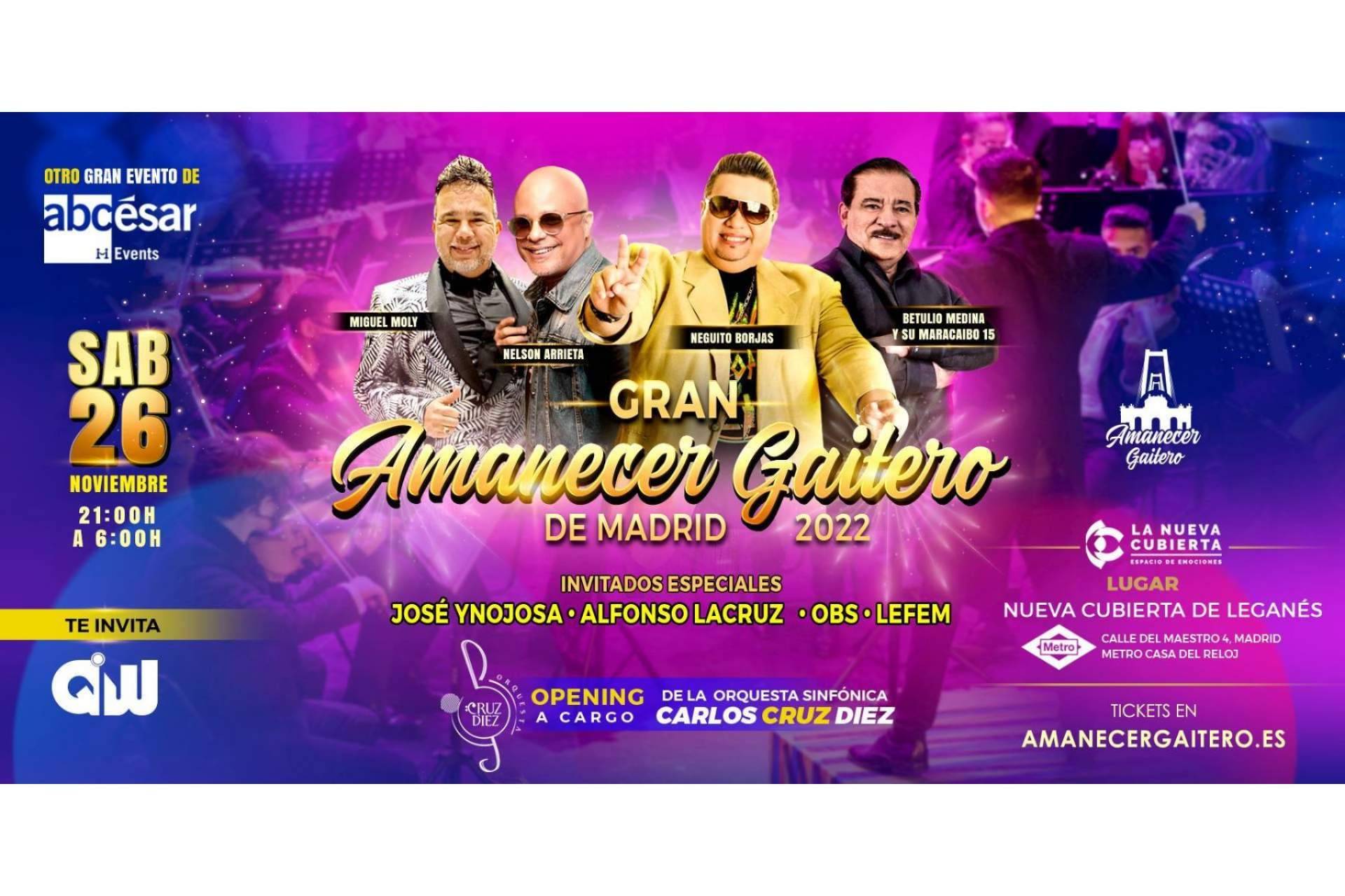 Miguel Moly pondrá a bailar al Gran Amanecer Gaitero de Madrid