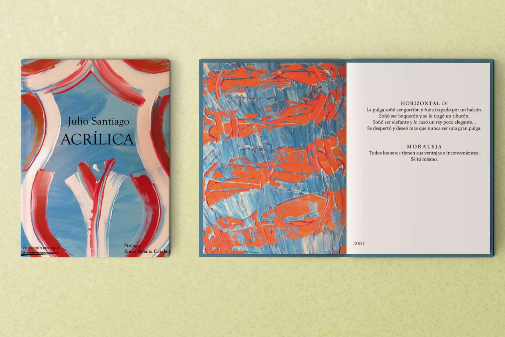 'Acrílica', el poeta Julio Santiago despliega su arte en un nuevo libro