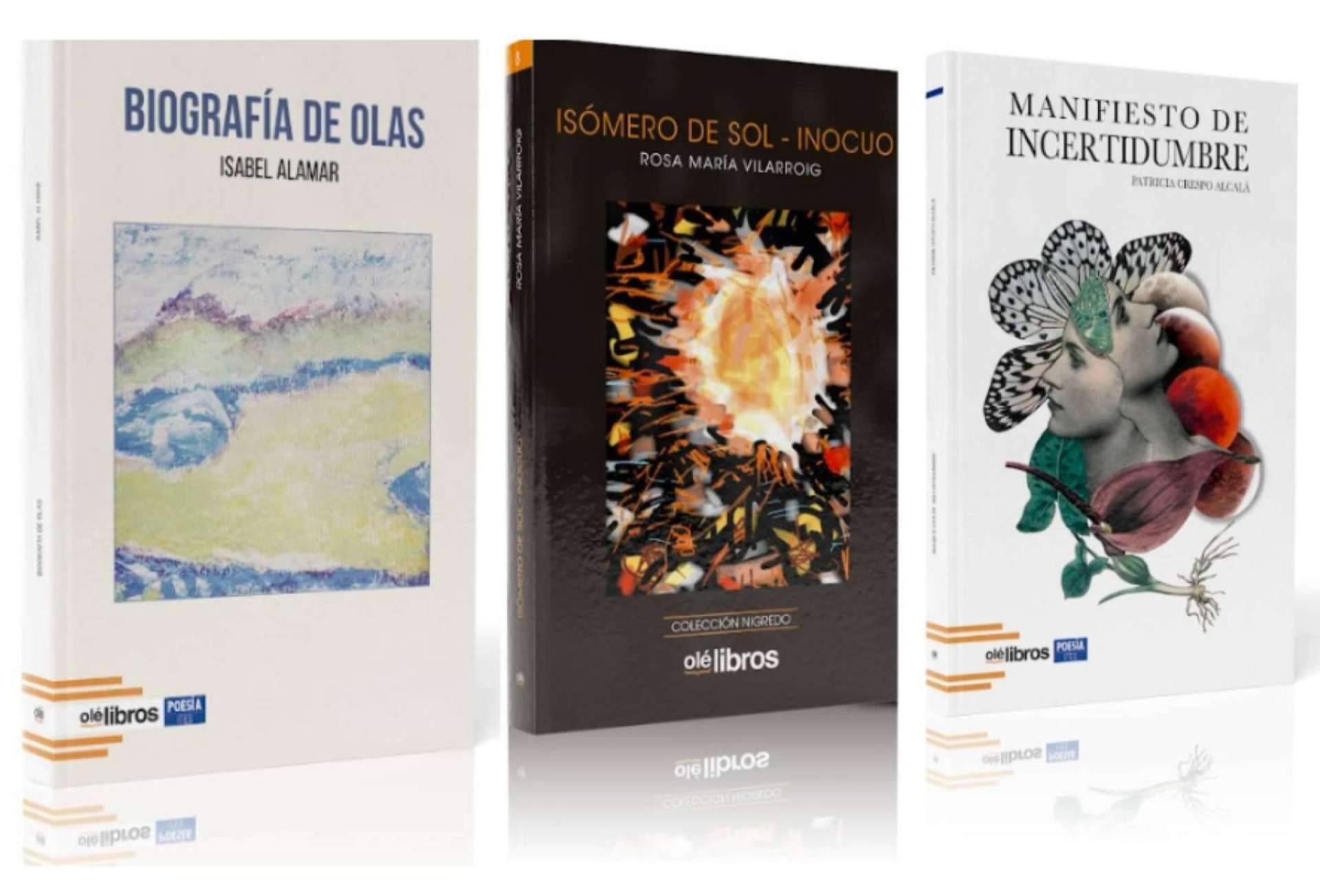 Tres poetas de Olé Libros quedan finalistas en los Premios de la Crítica Valenciana