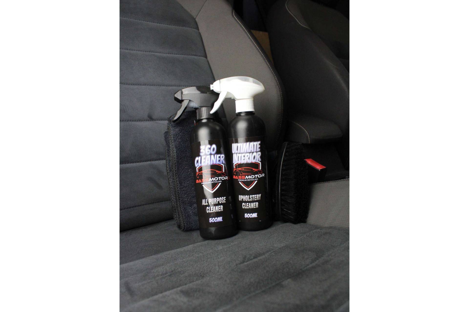 ¿Dónde se pueden encontrar los packs que se necesitan para limpiar el coche? BassMotor