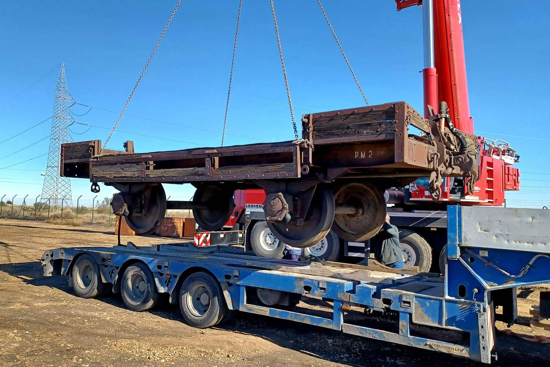 ENDESA posee dos históricos vagones preservados por la Fundación del Patrimonio Ferroviario
