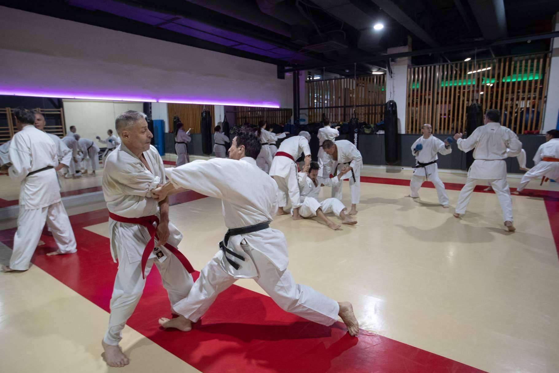 Artes marciales en Mabuni, gimnasio con piscina. Referente del karate en Madrid