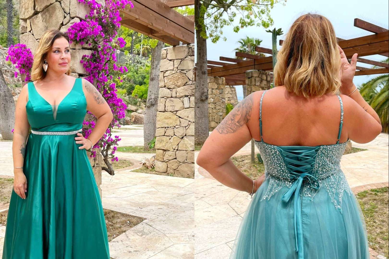 Vestidos de gala largos, disponibles en el catálogo de la firma Vestidos Araya