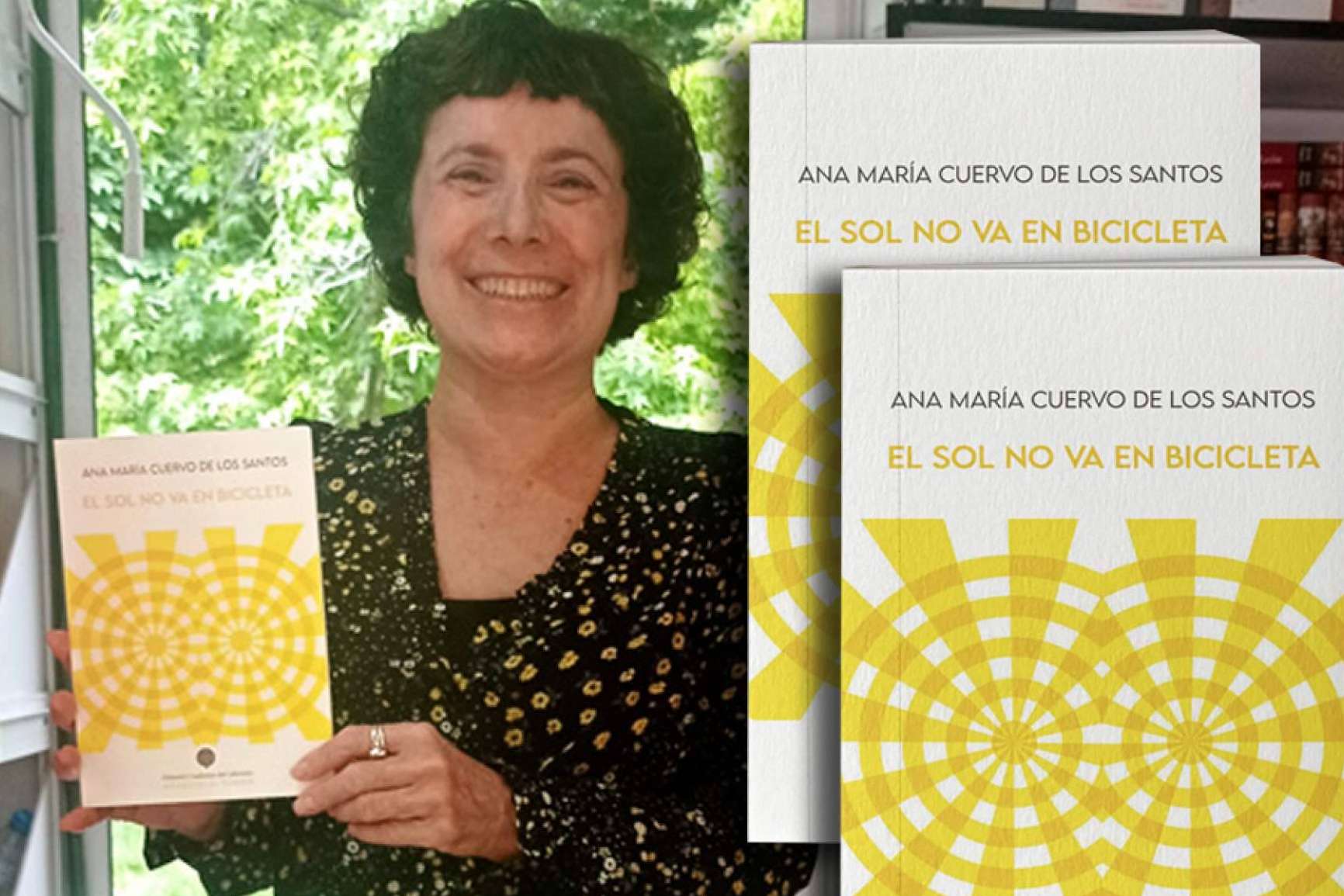 La poeta Ana María Cuervo de los Santos regresa a las librerías con 'El sol no va en bicicleta', alquimia sensorial