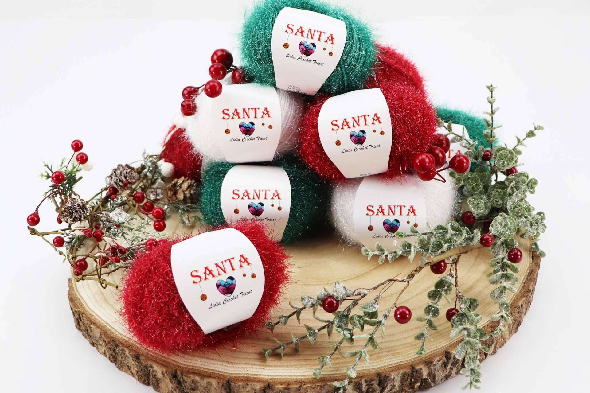 La decoración de Navidad que ofrece Lidia Crochet Tricot