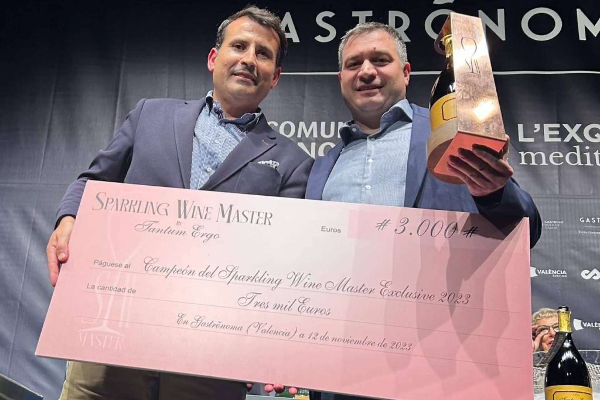 El sumiller Xavier Roig Castellví es el campeón de la primera edición de Sparkling Wine Master España by Tantum Ergo celebrado en GASTRÕNOMA