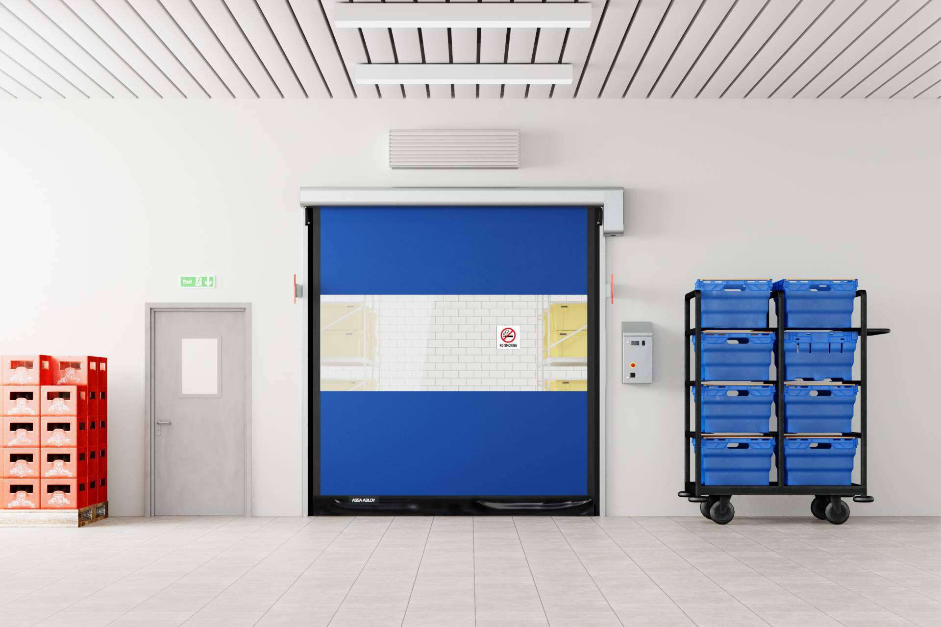 ASSA ABLOY ofrece diversos modelos de puertas rápidas para la industria de la alimentación