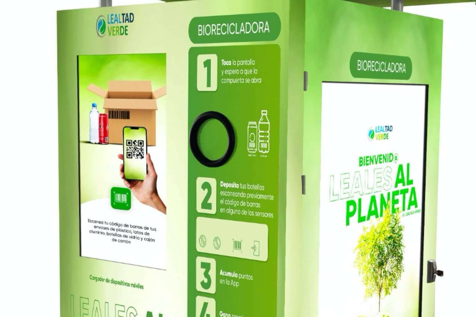 Lealtad Verde presenta las biorecicladoras como el nuevo modelo de máquinas reverse vending