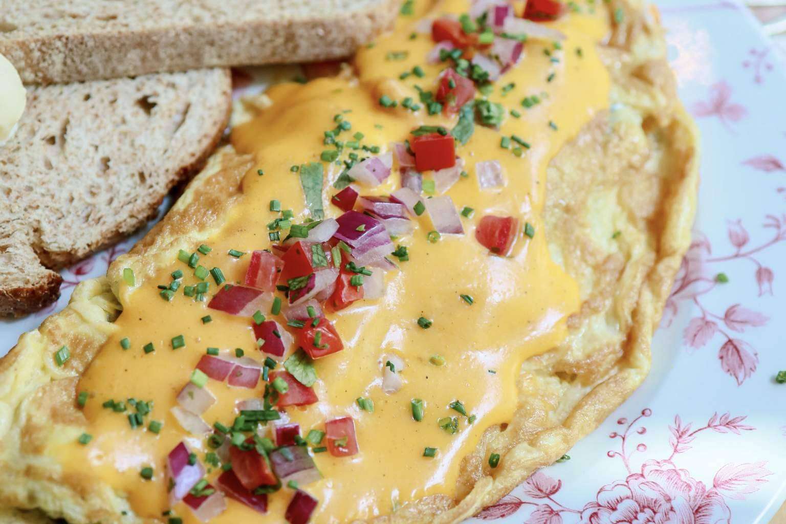 El arte de las omelettes está en The Florentine