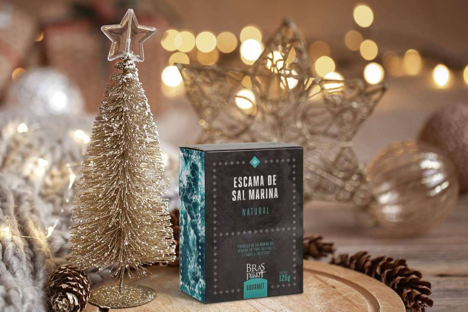 Escamas de sal marina de Bras del Port, el ingrediente estrella para Navidad