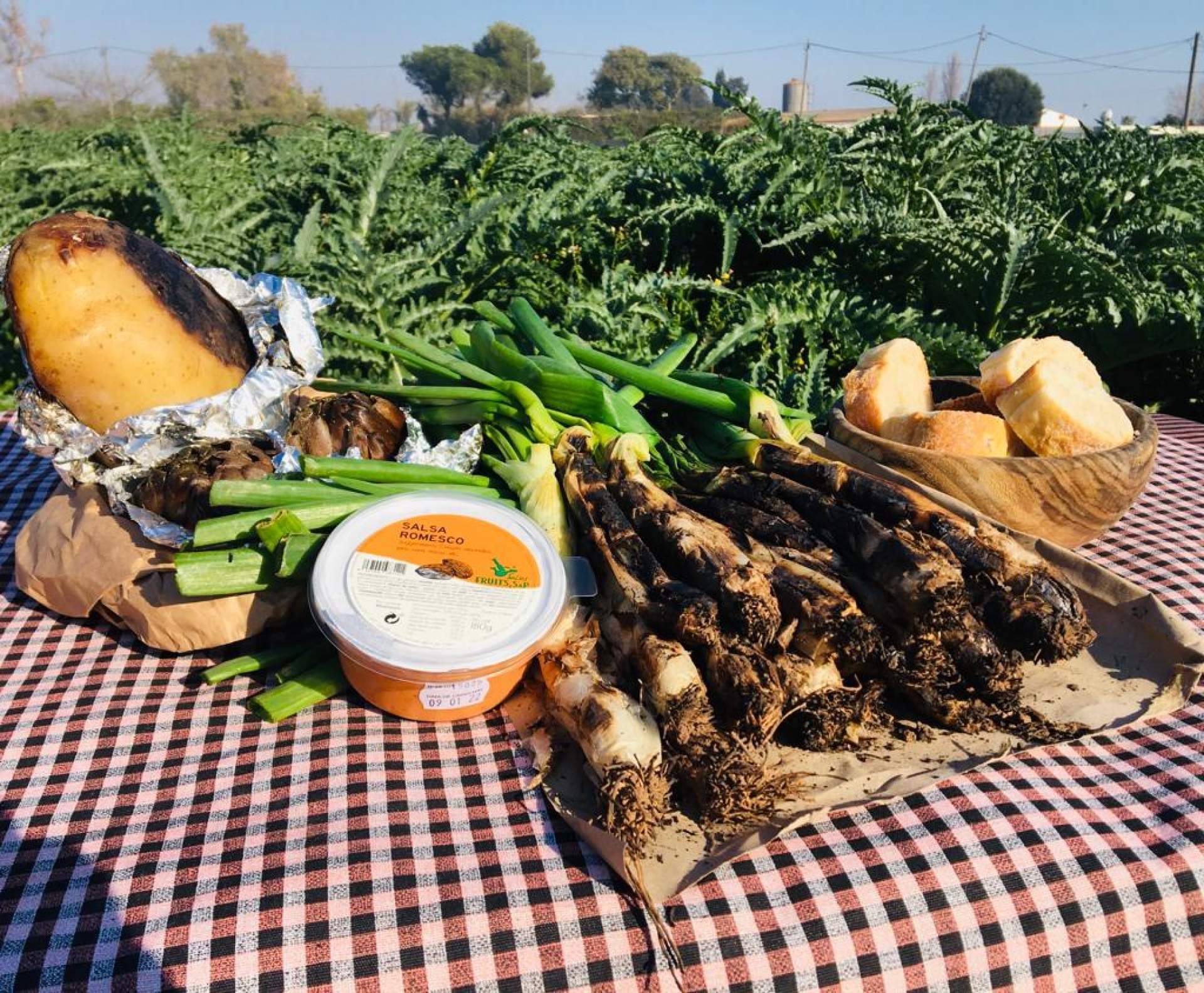 Cal Delaida ofrece alcachofas y patatas asadas de una forma muy especial