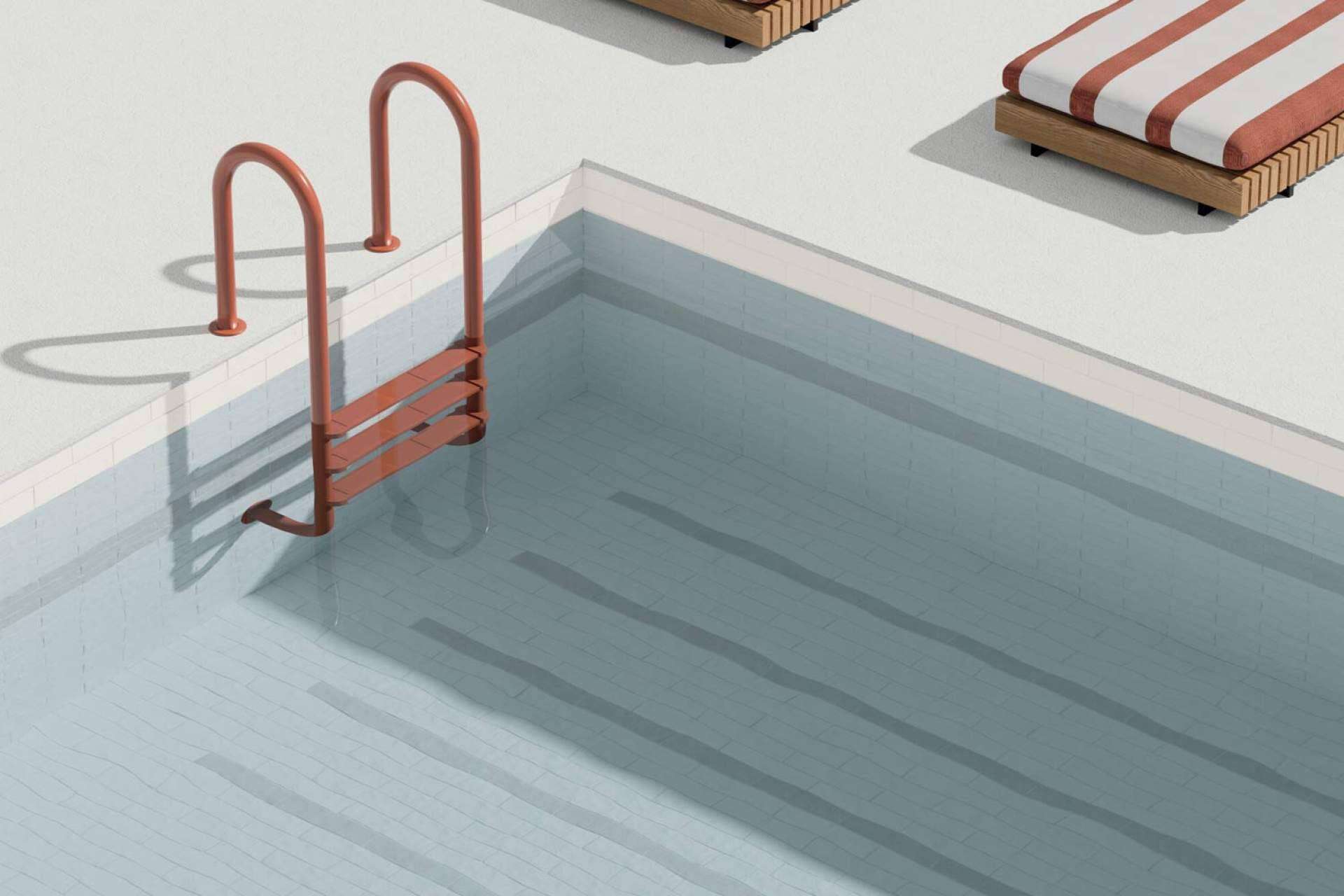 Adquirir azulejos para piscinas modernas