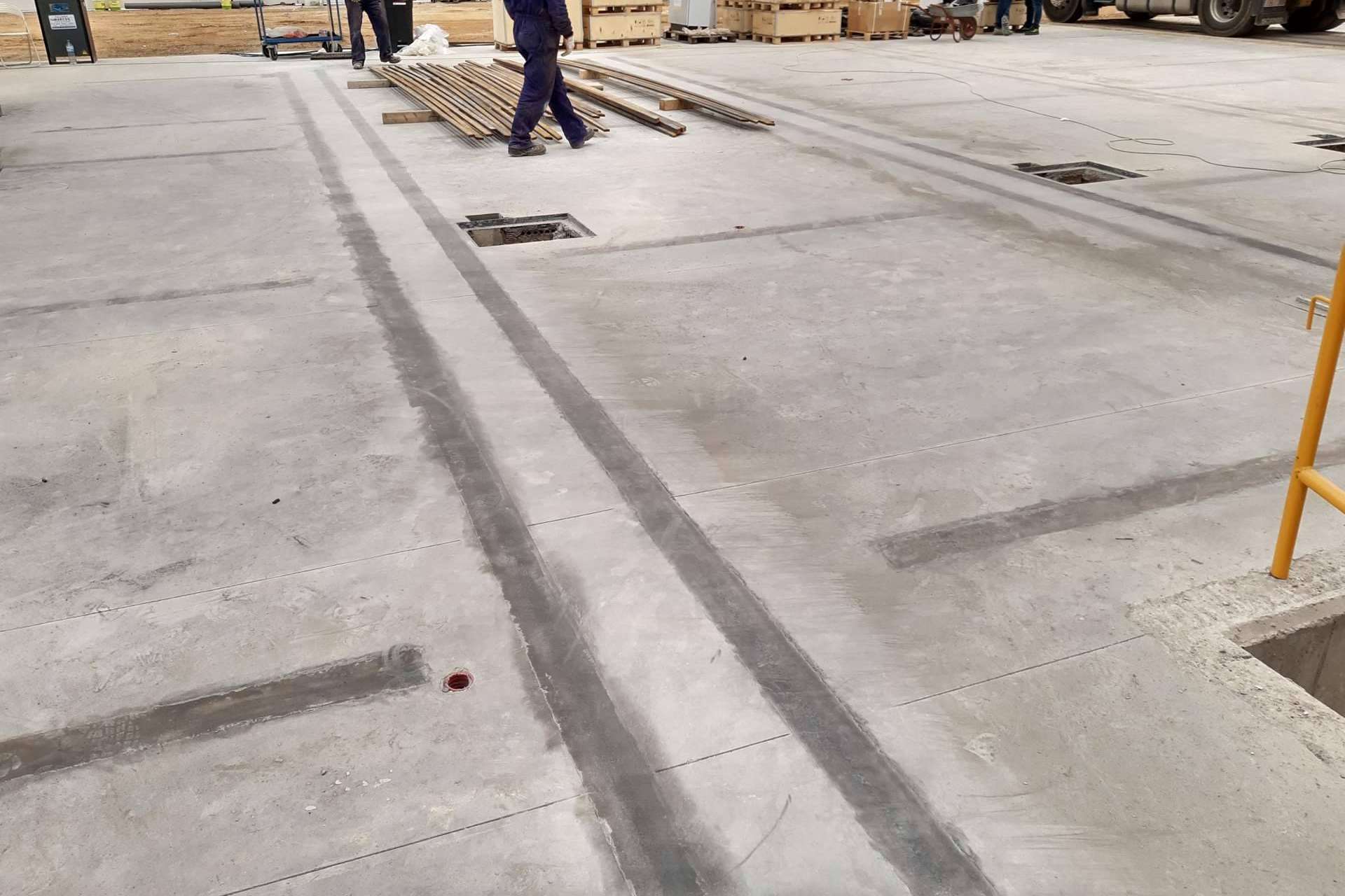 Sobre las fibras en solera industrial en Aranda de Duero