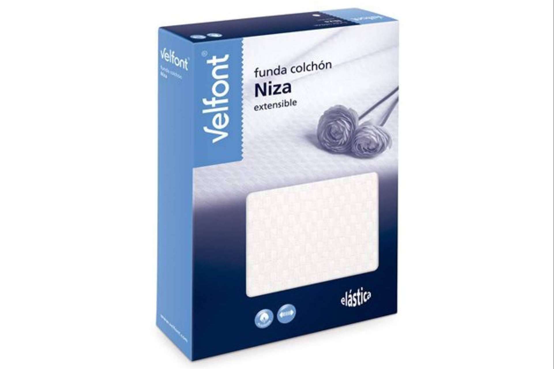 Funda de colchón Niza de Velfont, disponible en Tiendas Pavo