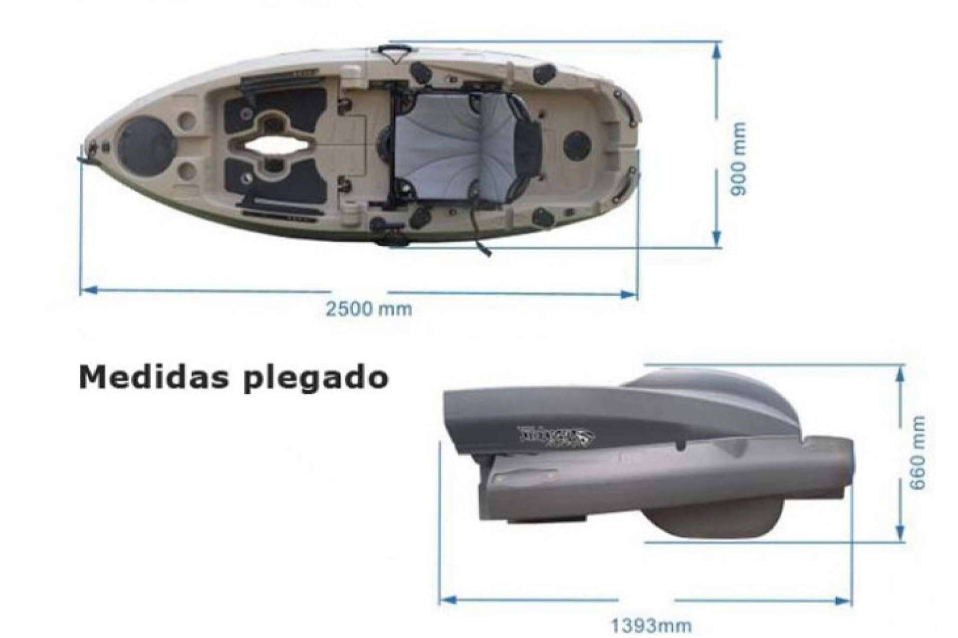 TodoKayak lanza al mercado un kayak rígido plegable