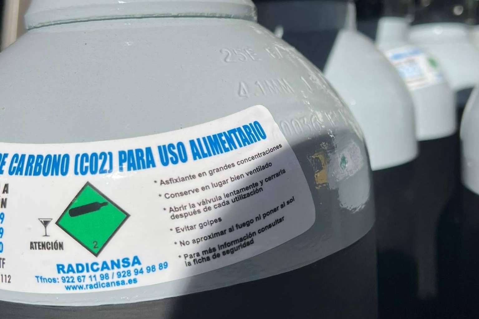 Distribución de gases alimentarios para cerveza con los especialistas de Radicansa