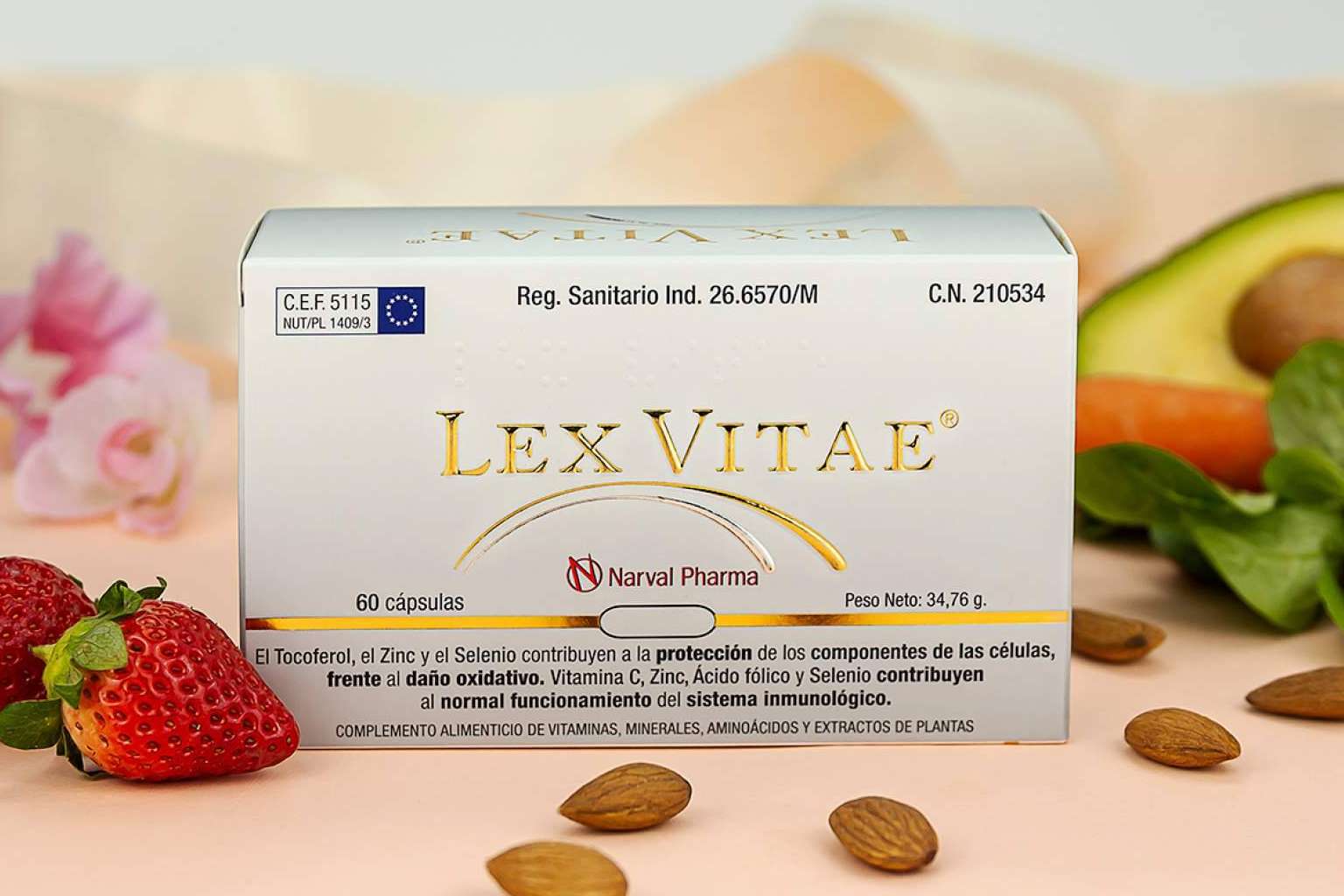 El antioxidante ideal para el interior del cuerpo es Lex Vitae