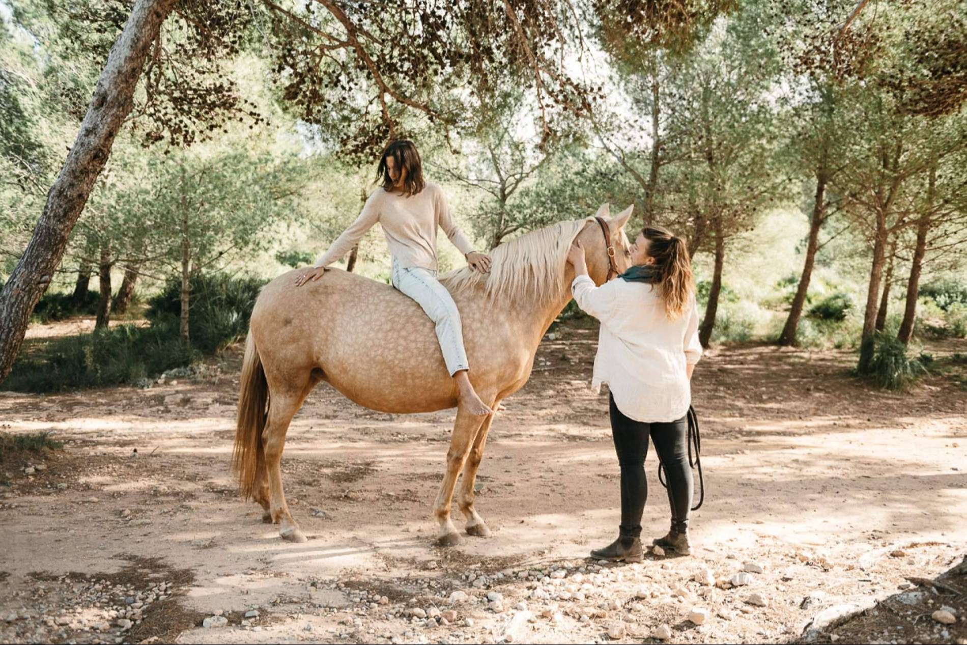 Son Cavalls contribuye a recuperar la autenticidad por medio del coaching individual asistido por caballos