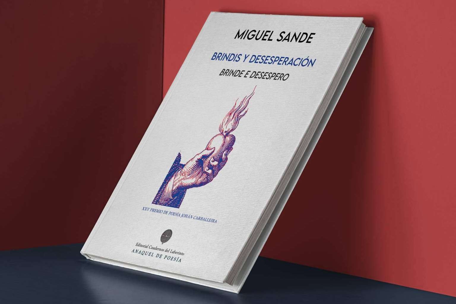 Miguel Sande publica 'Brindis y desesperación', una mirada poética sobre la ternura y la dureza del día a día