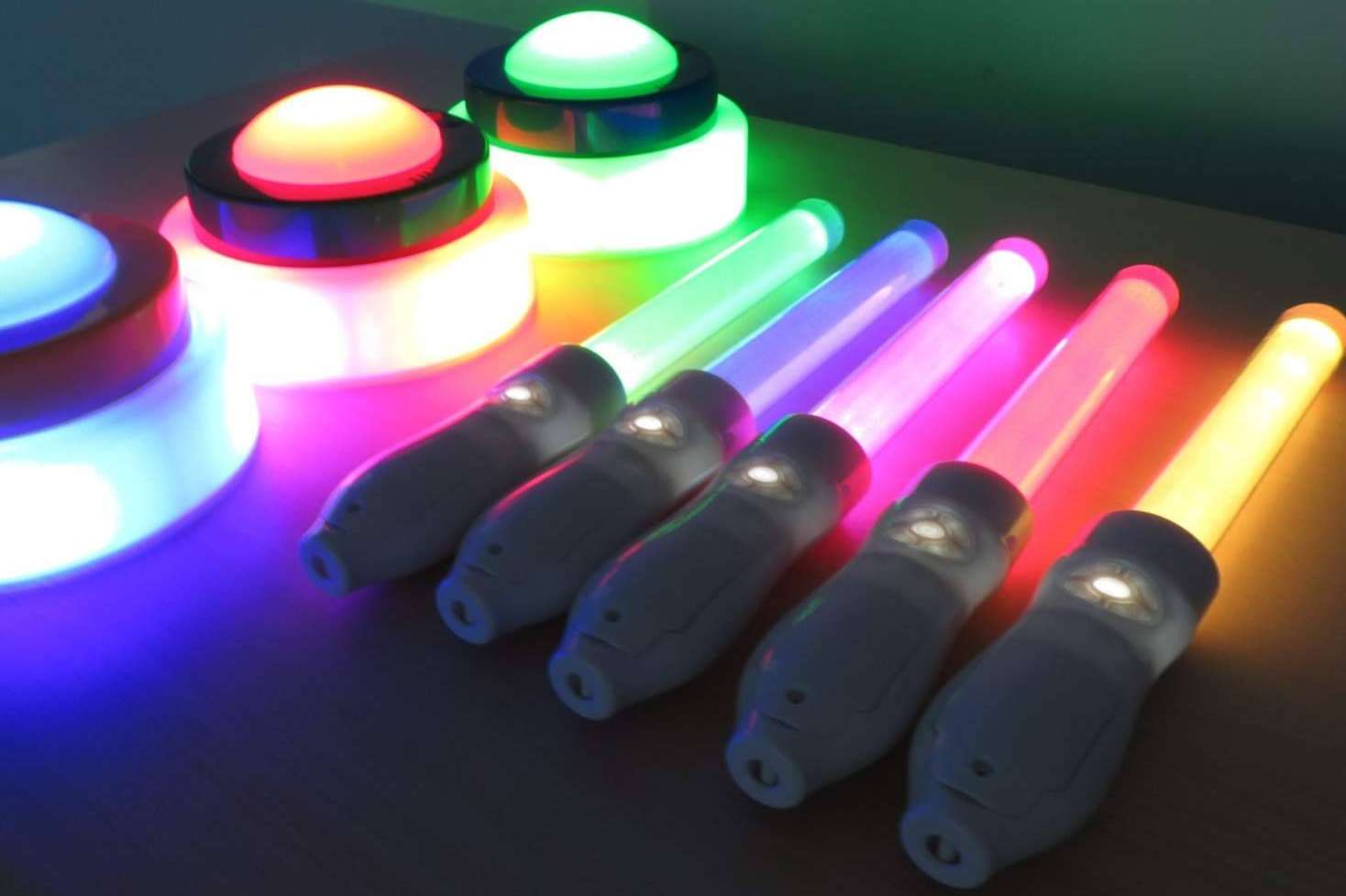 Gamificación en eventos corporativos y científicos con palos de luz de Custom Vote