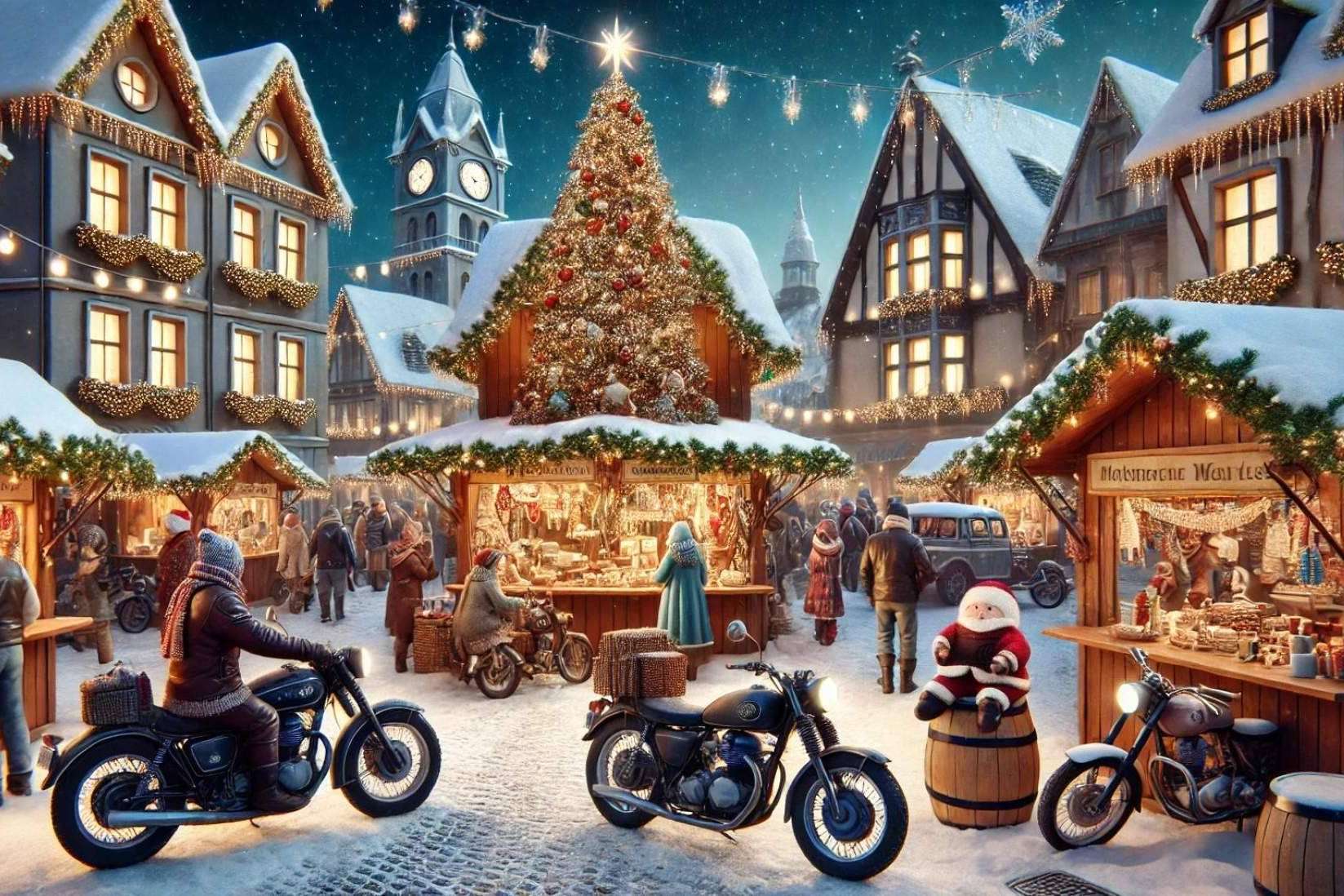 Cinco mercados de Navidad en España perfectos para visitar en moto