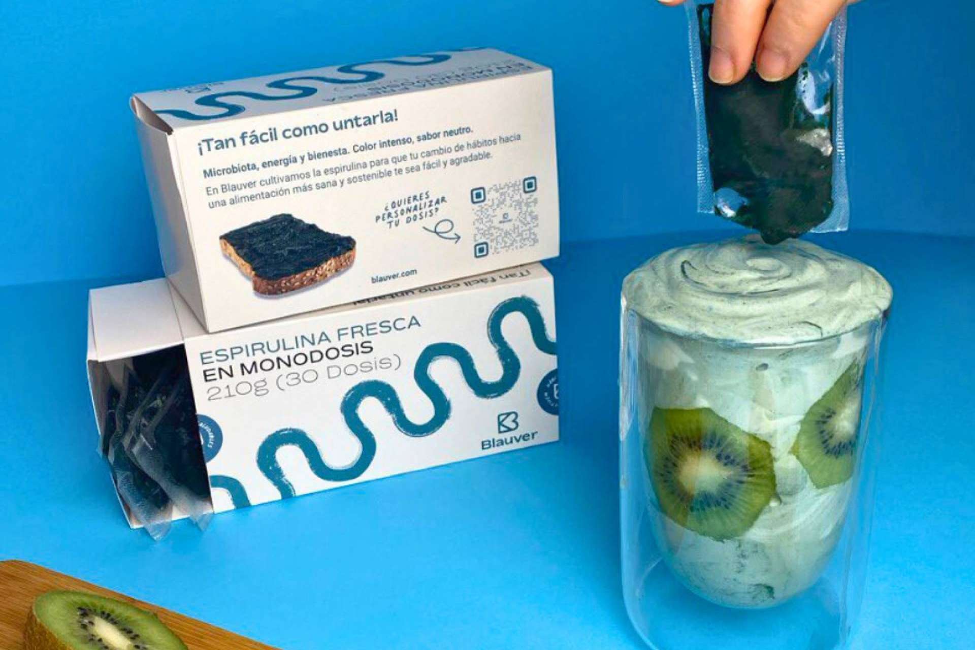 Blauver promueve la alimentación saludable con espirulina fresca, un potenciador natural de energía