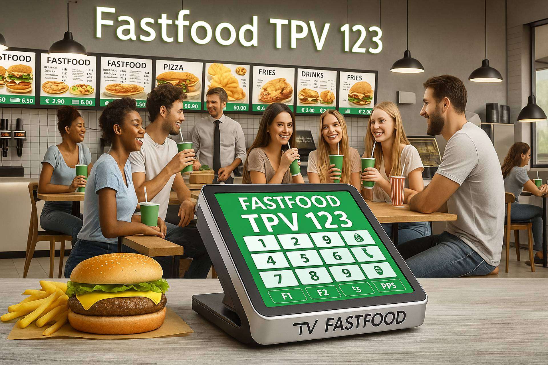 Un software eficaz para el ritmo de la comida rápida; así funciona TPV 123 FastFood
