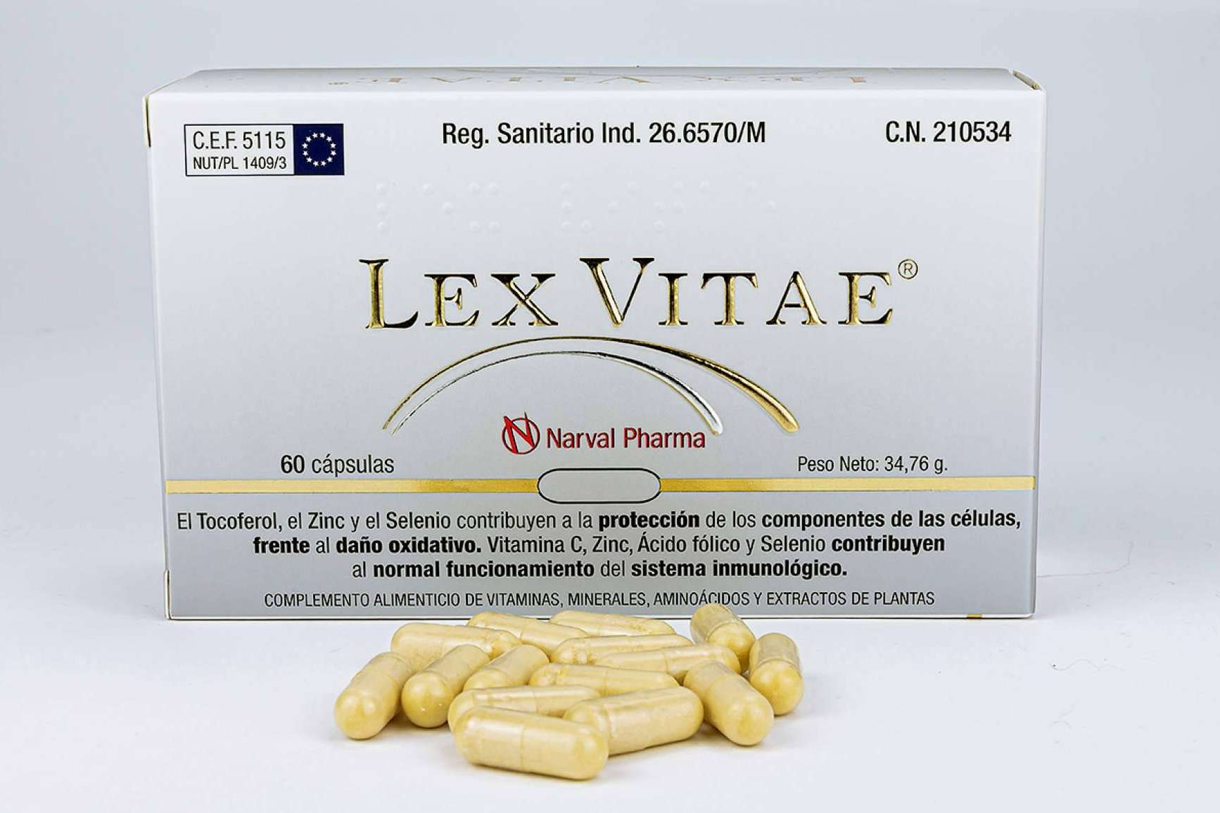 Lex Vitae, antioxidante natural de Narval Pharma que contribuye al rejuvenecimiento celular