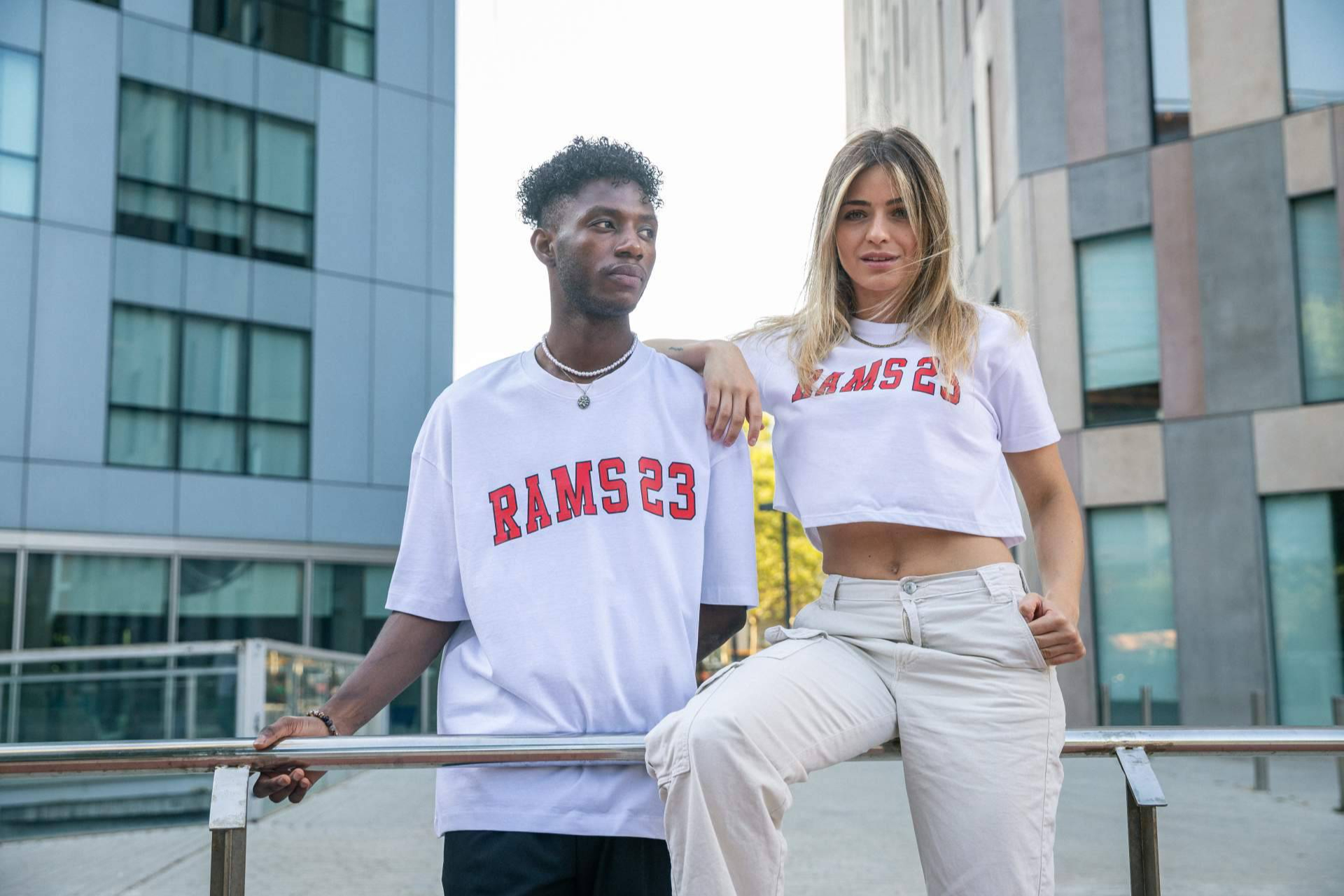 Diseño, funcionalidad y estilo, RAMS 23 presenta su colección de ropa casual universitaria para hombre, mujer y niño