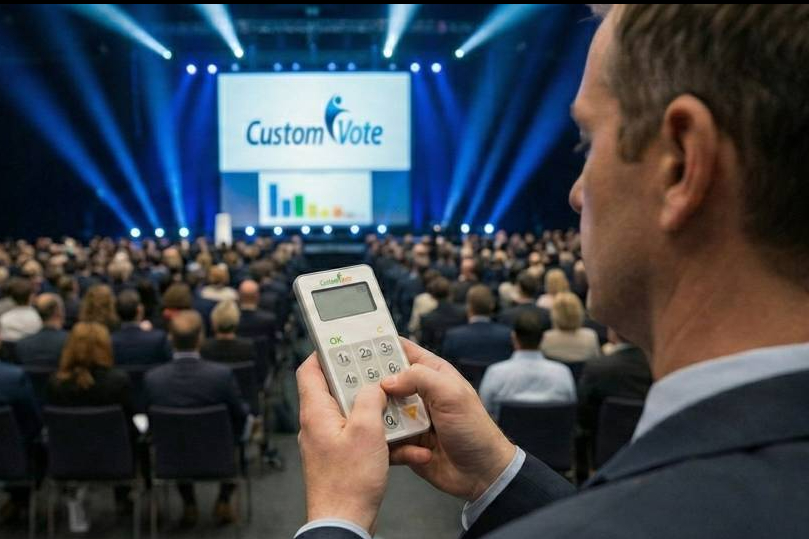 Custom Vote impulsa la votación electrónica en tiempo real en entornos corporativos y eventos multitudinarios