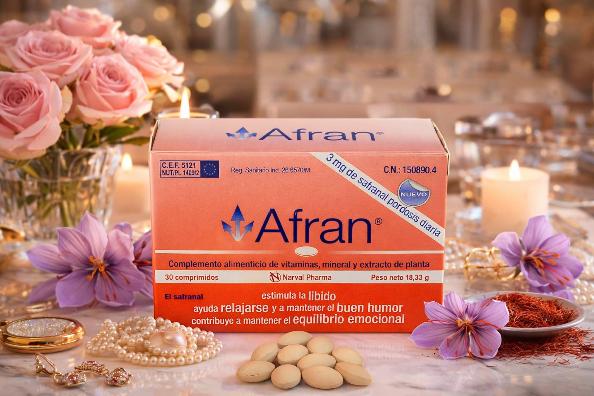 Equilibrio emocional y buen ánimo con Afran, el nutracéutico natural de Narval Pharma