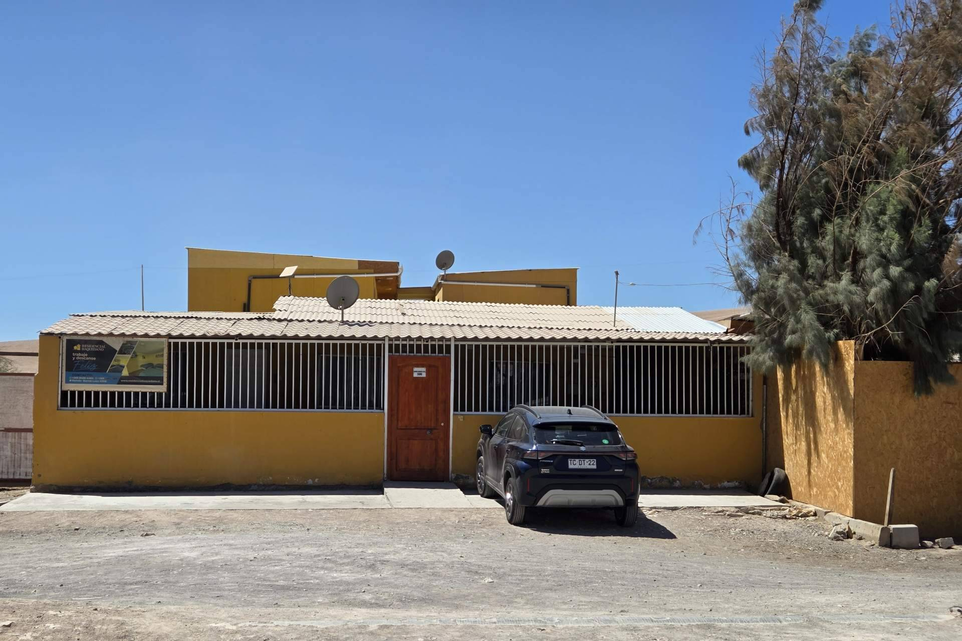 Residencial Baquedano ofrece alojamiento cómodo y económico en Sierra Gorda para trabajadores y empresas